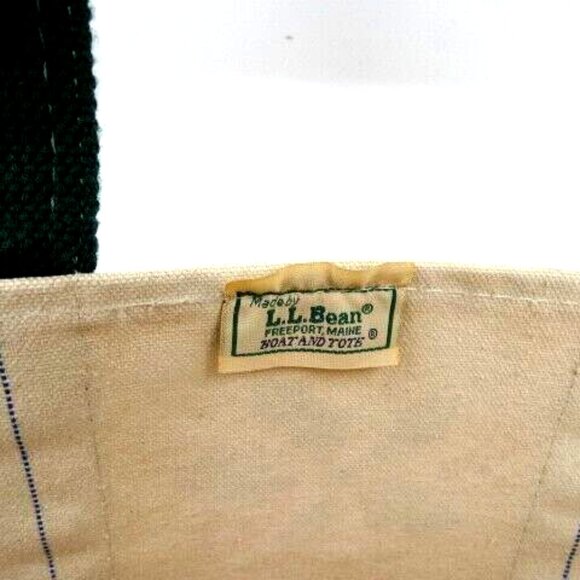 Rare Vintage L.L. Bean Christmas Holly Tote Bag, XL, 17" x 14" x 7" - Picture 4 of 6
